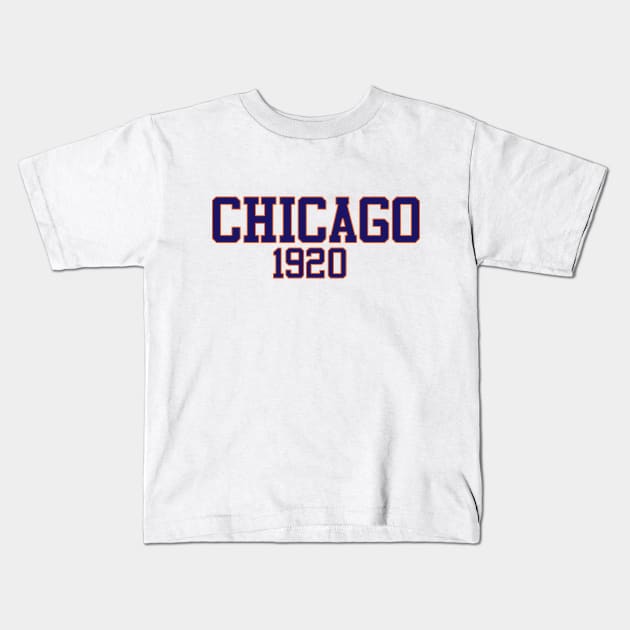 Chicago 1920 Kids T-Shirt by GloopTrekker